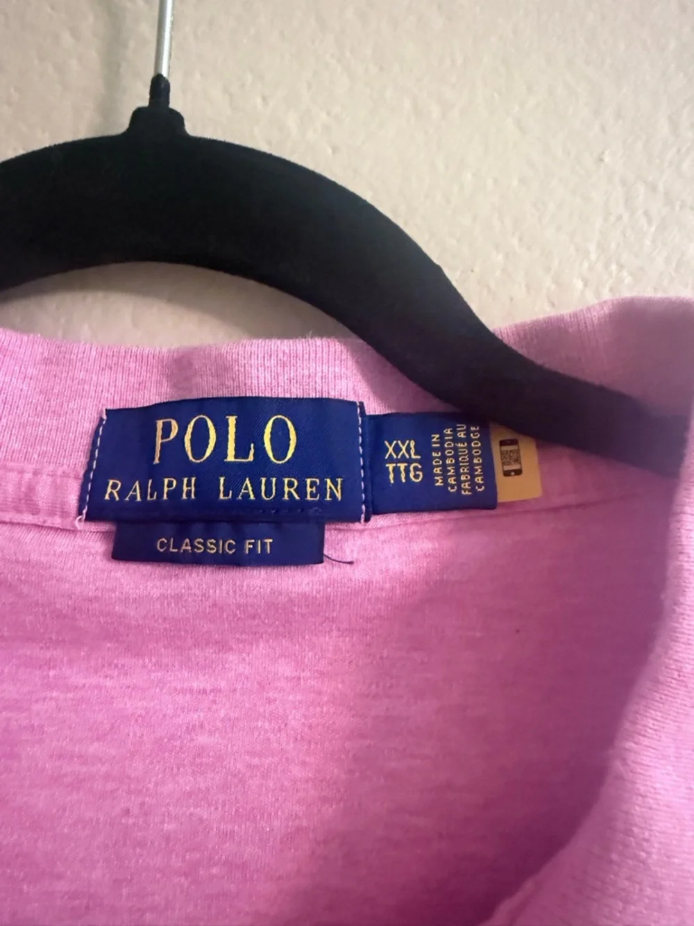 Ralph Lauren Men’s Heather Pink Polo Shirt with Embroidered Pony